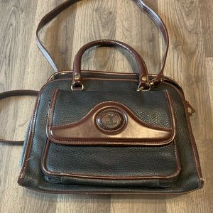 Black and brown handbag
